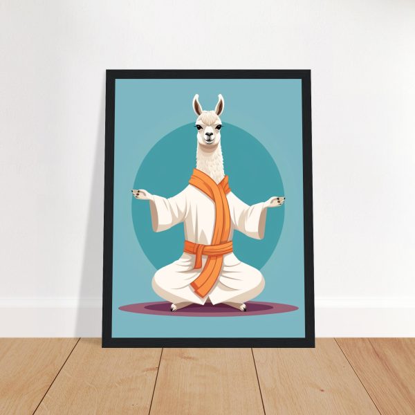 Namaste, Llama: Playful and Peaceful Yoga Poster 12