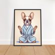 Yoga Frenchie Puppy Poster 26