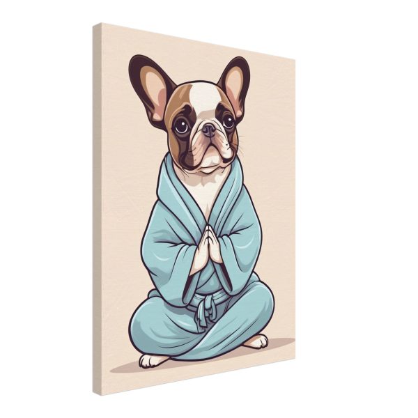 Yoga French Bulldog Puppy Poster 12
