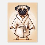 Yoga Pug Image: A Relaxing and Adorable Artwork