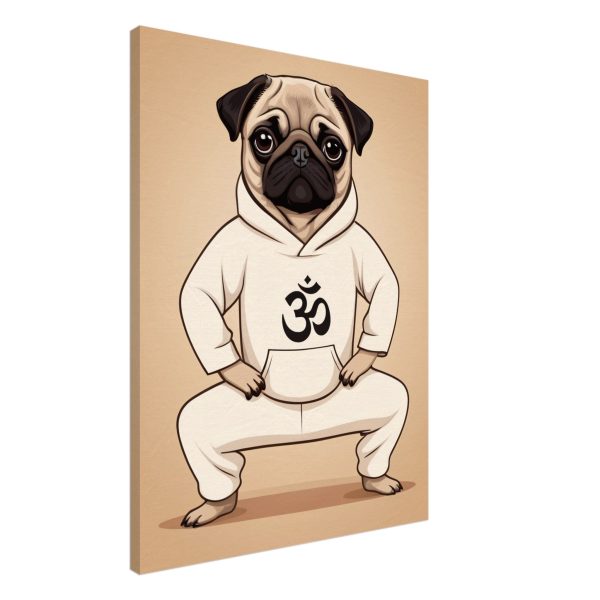 Pug Yoga Pup Poster: Artwork of Serene Cuteness 6