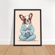 Yoga French Bulldog Puppy Poster 23