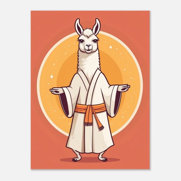 Infuse Joy with the Yoga Llama Poster 4