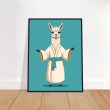 Yoga Pose Llama Wall Art Poster 15