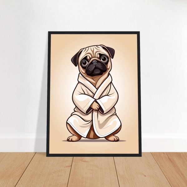 Yoga Pug Wall Art Print: A Cozy and Delightful Artwork 10