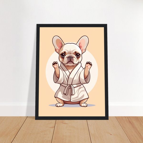 French Bulldog in Yoga Pose Poster 5