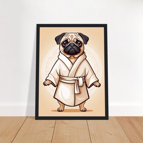 Yoga Pug Image: A Relaxing and Adorable Artwork 6