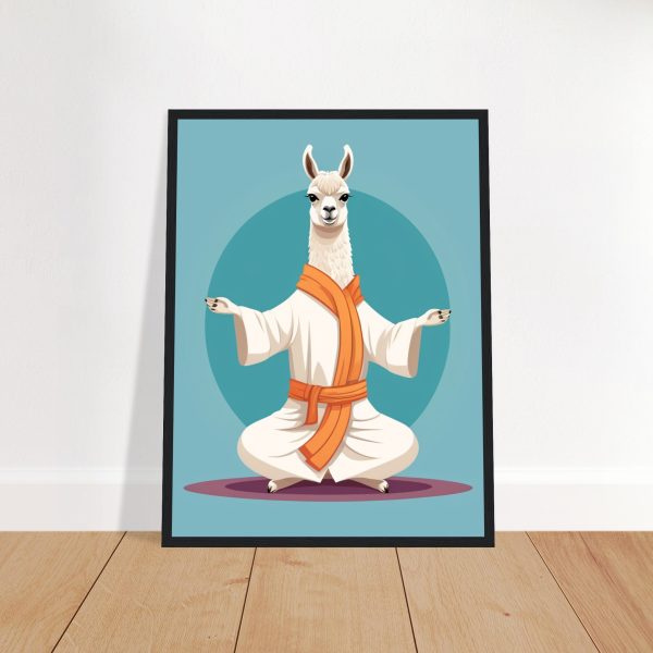 Namaste, Llama: Playful and Peaceful Yoga Poster 3