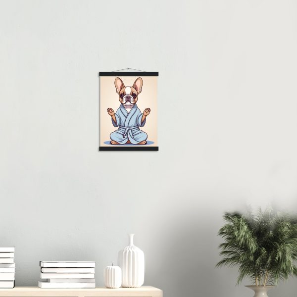 Yoga Frenchie Puppy Poster 11