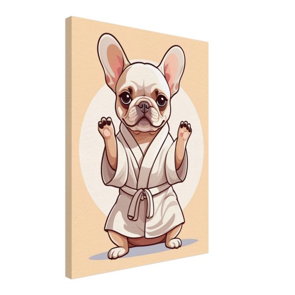 French Bulldog in Yoga Pose Poster 4