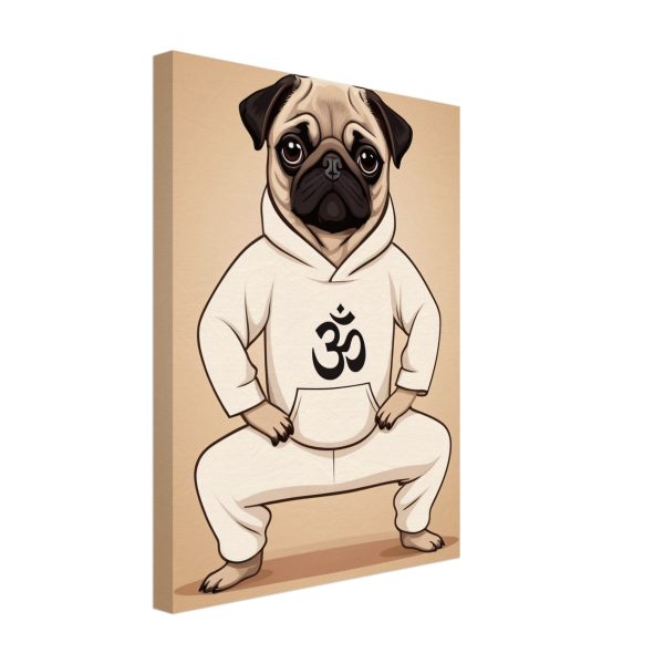 Pug Yoga Pup Poster: Artwork of Serene Cuteness 7