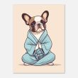 Yoga French Bulldog Puppy Poster 21