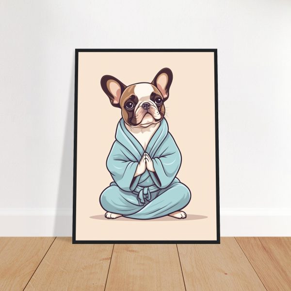 Yoga French Bulldog Puppy Poster 9