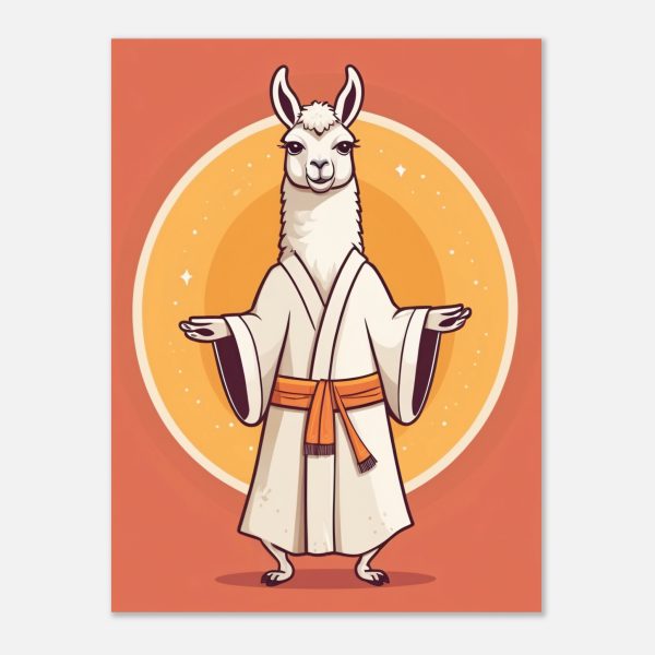 Infuse Joy with the Yoga Llama Poster 3