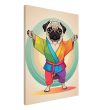 Yoga Pug Pup Poster: A Vibrant and Funny Artwork 16