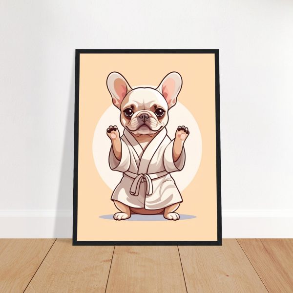 French Bulldog in Yoga Pose Poster 3