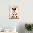 Yoga Pug Wall Art Print: A Cozy and Delightful Artwork 21