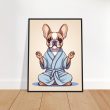 Yoga Frenchie Puppy Poster 16