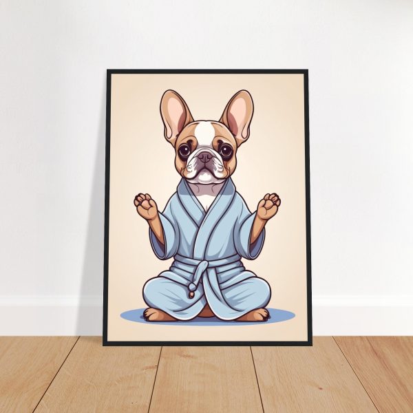 Yoga Frenchie Puppy Poster 3