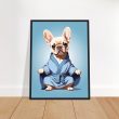 The Yoga Frenchie Canvas Wall Art 20