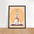 Llama in Meditation: A Humorous Yoga Illustration 21