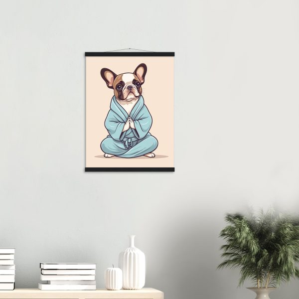 Yoga French Bulldog Puppy Poster 6