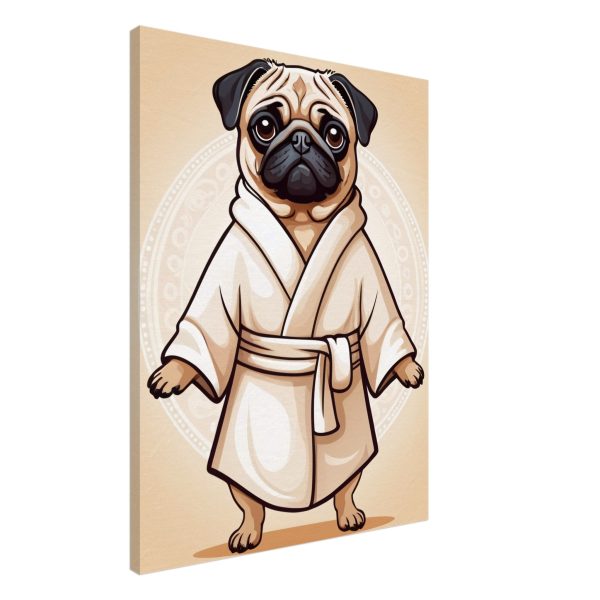Yoga Pug Image: A Relaxing and Adorable Artwork 5