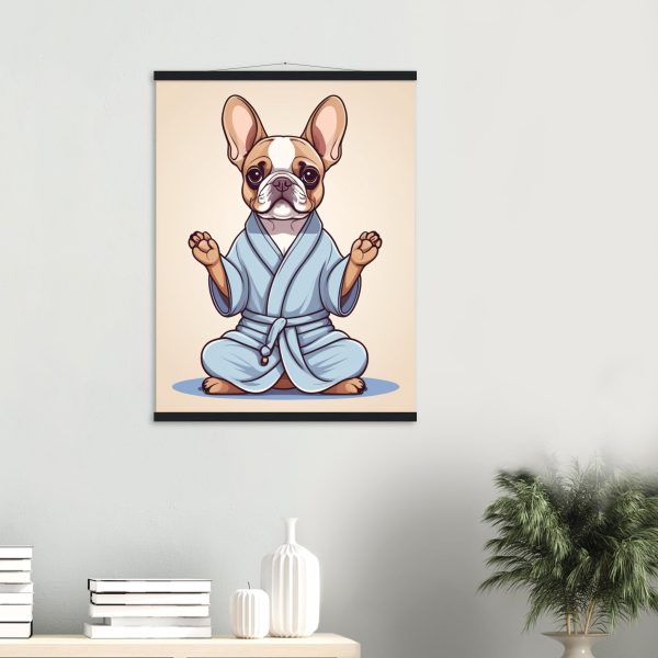 Yoga Frenchie Puppy Poster 4
