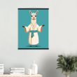 Yoga Pose Llama Wall Art Poster 20