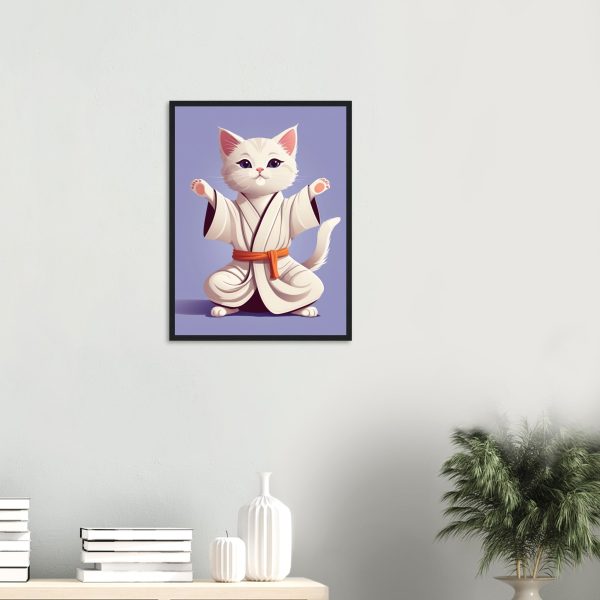 Karate Kitty Yoga Wall Art 10