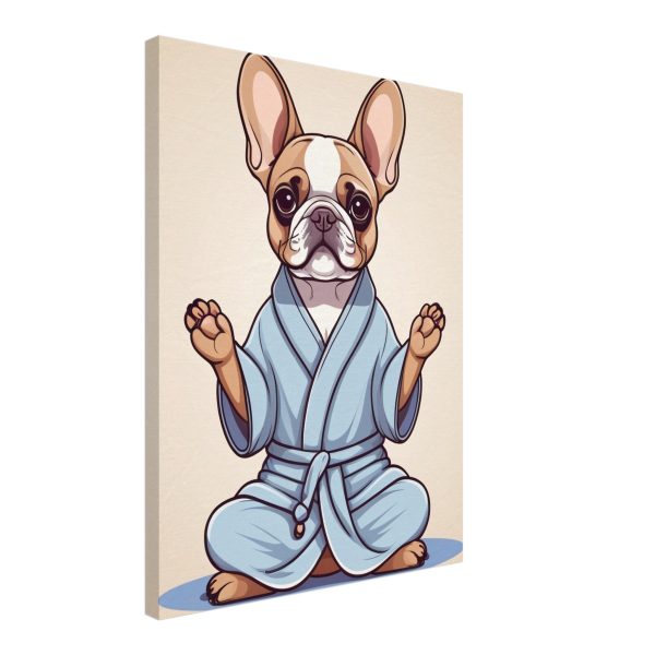 Yoga Frenchie Puppy Poster 12