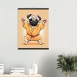 Yoga Pug Poster: A Humorous and Inspiring Wall Art 24