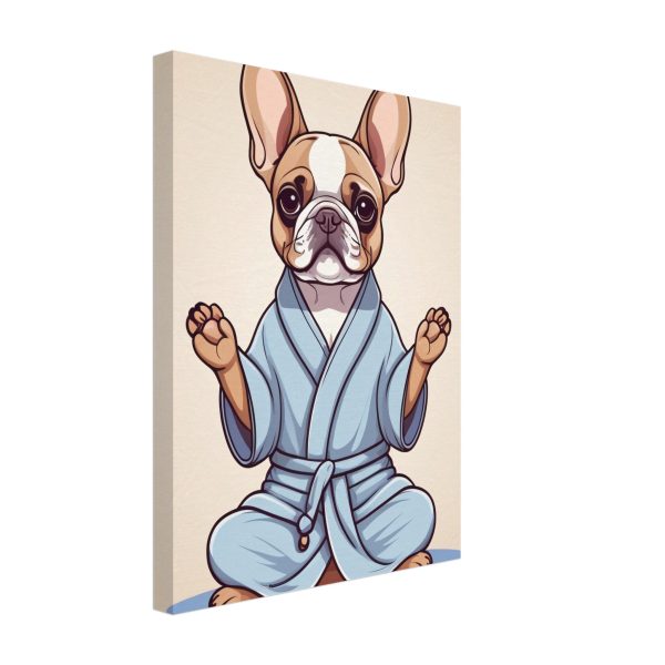 Yoga Frenchie Puppy Poster 6