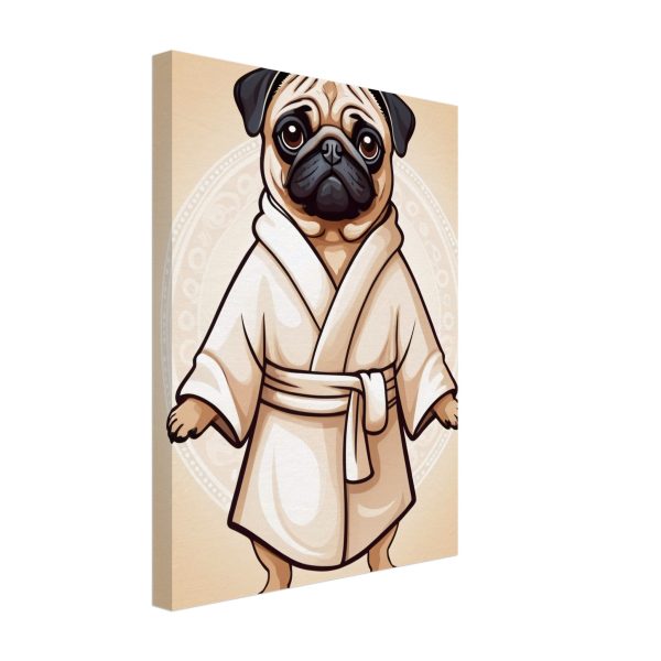 Yoga Pug Image: A Relaxing and Adorable Artwork 9