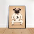 Pug Yoga Pup Poster: Artwork of Serene Cuteness 15