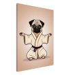 Yoga Pug Wall Art Poster: A Lively and Adorable Artwork 15