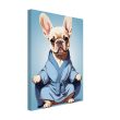 The Yoga Frenchie Canvas Wall Art 22