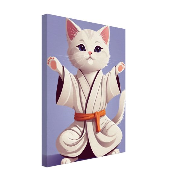 Karate Kitty Yoga Wall Art 4