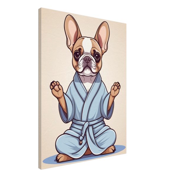 Yoga Frenchie Puppy Poster 9