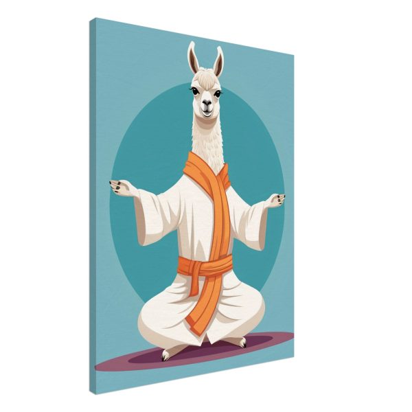Namaste, Llama: Playful and Peaceful Yoga Poster 8