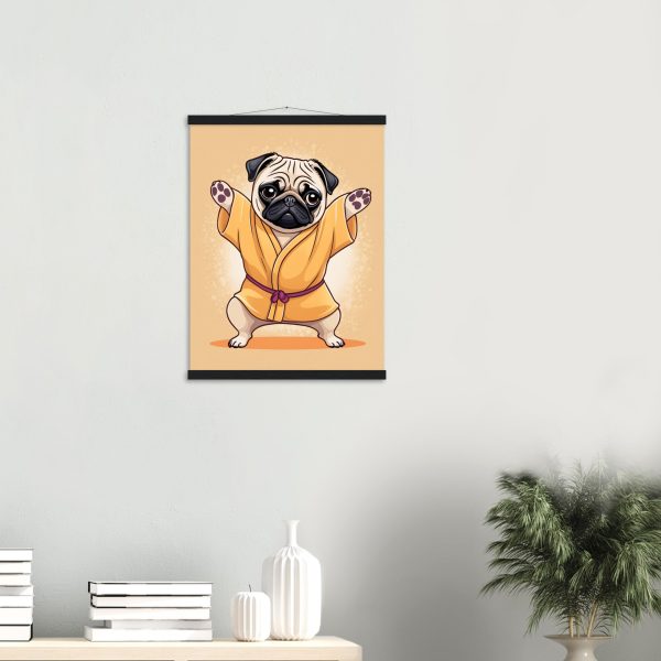 Yoga Pug Poster: A Humorous and Inspiring Wall Art 9