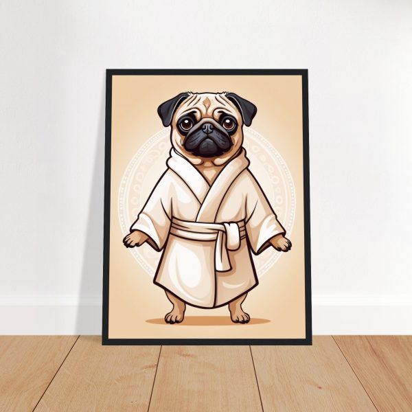 Yoga Pug Image: A Relaxing and Adorable Artwork 11