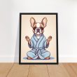 Yoga Frenchie Puppy Poster 18