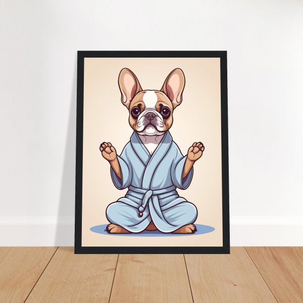 Yoga Frenchie Puppy Poster 5