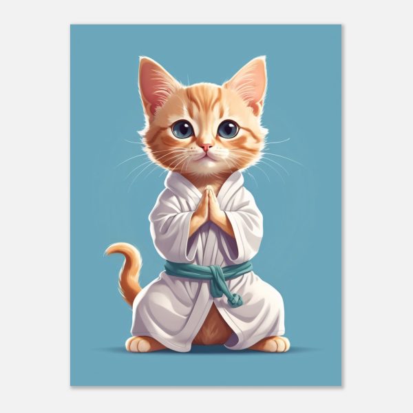 Cat Yoga: A Funny and Cute Illustration