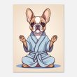 Yoga Frenchie Puppy Poster 15