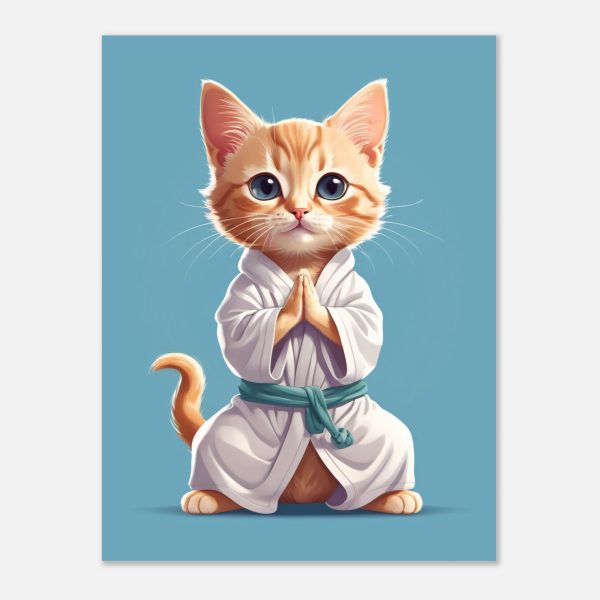 Cat Yoga: A Funny and Cute Illustration 5