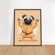 Yoga Pug Poster: A Humorous and Inspiring Wall Art 26