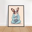 Yoga French Bulldog Puppy Poster 16