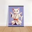 Karate Kitty Yoga Wall Art 18